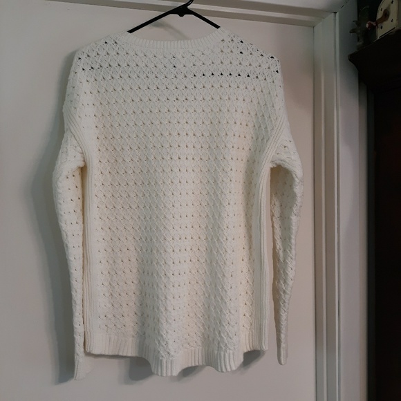OLD NAVY  "IN A FLURRY"  CREAM SWEATER, M - Picture 2 of 7